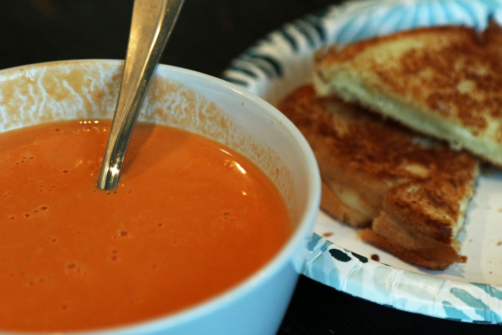 Tomato Soup with Grilled Cheese: The Frozen Tomato Trick That Beats Fresh in January