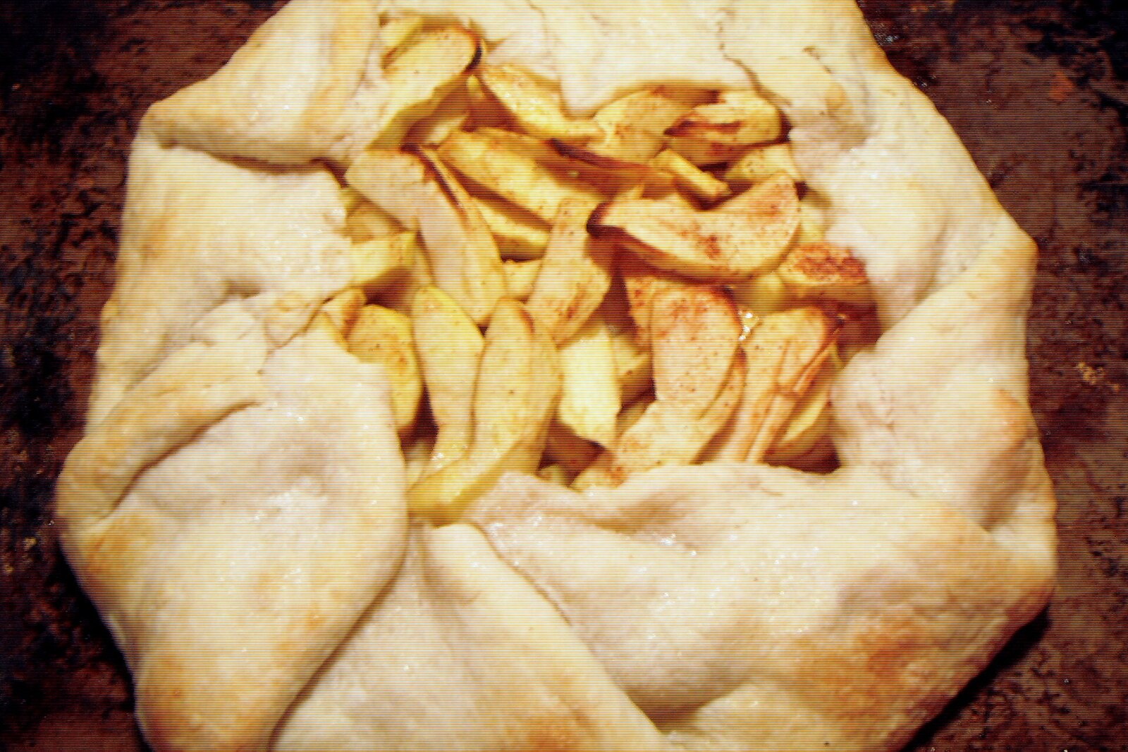 Apple Galette with Cinnamon-Sugar Crust