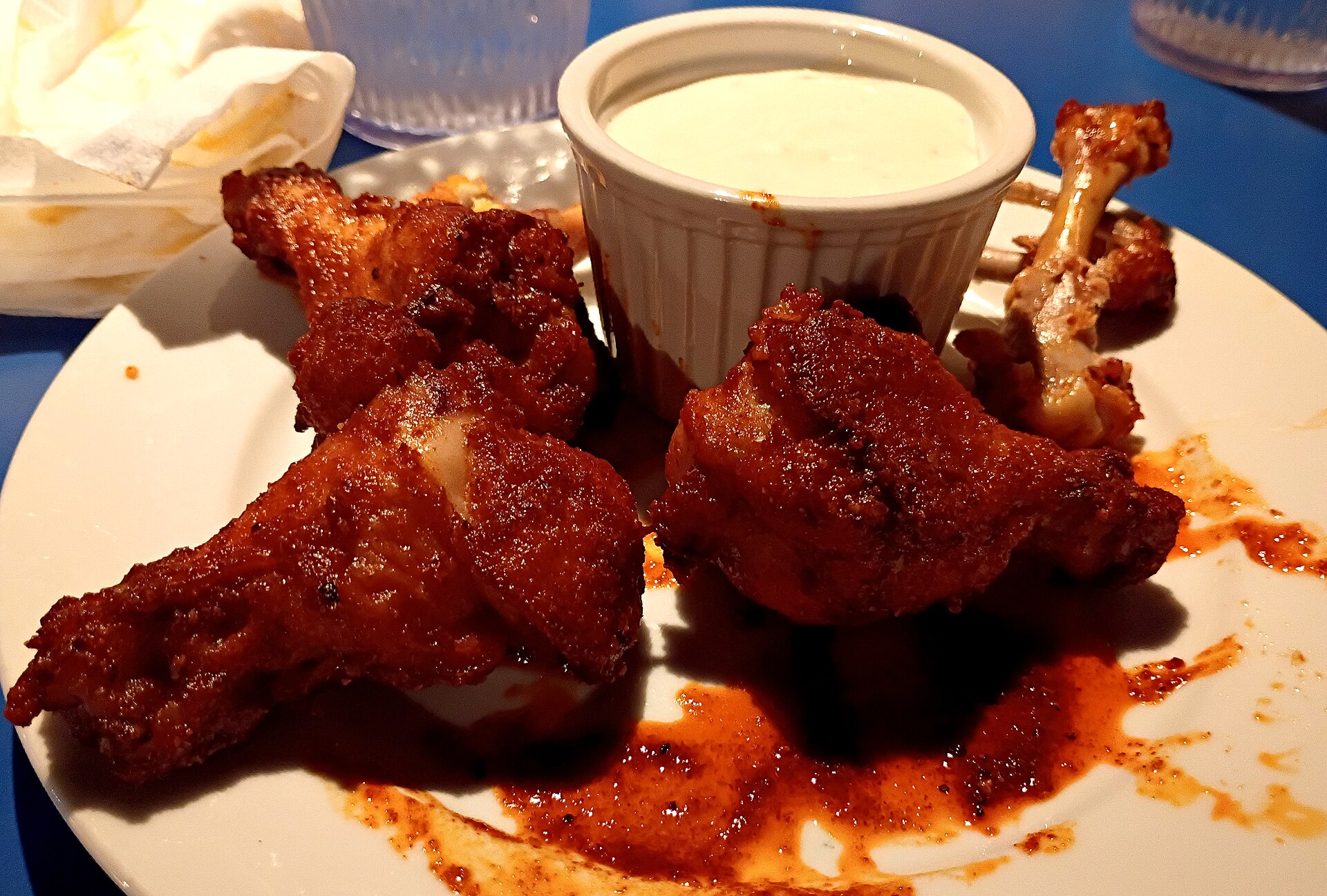 Crispy Baked Chicken Wings with Three Sauce Options