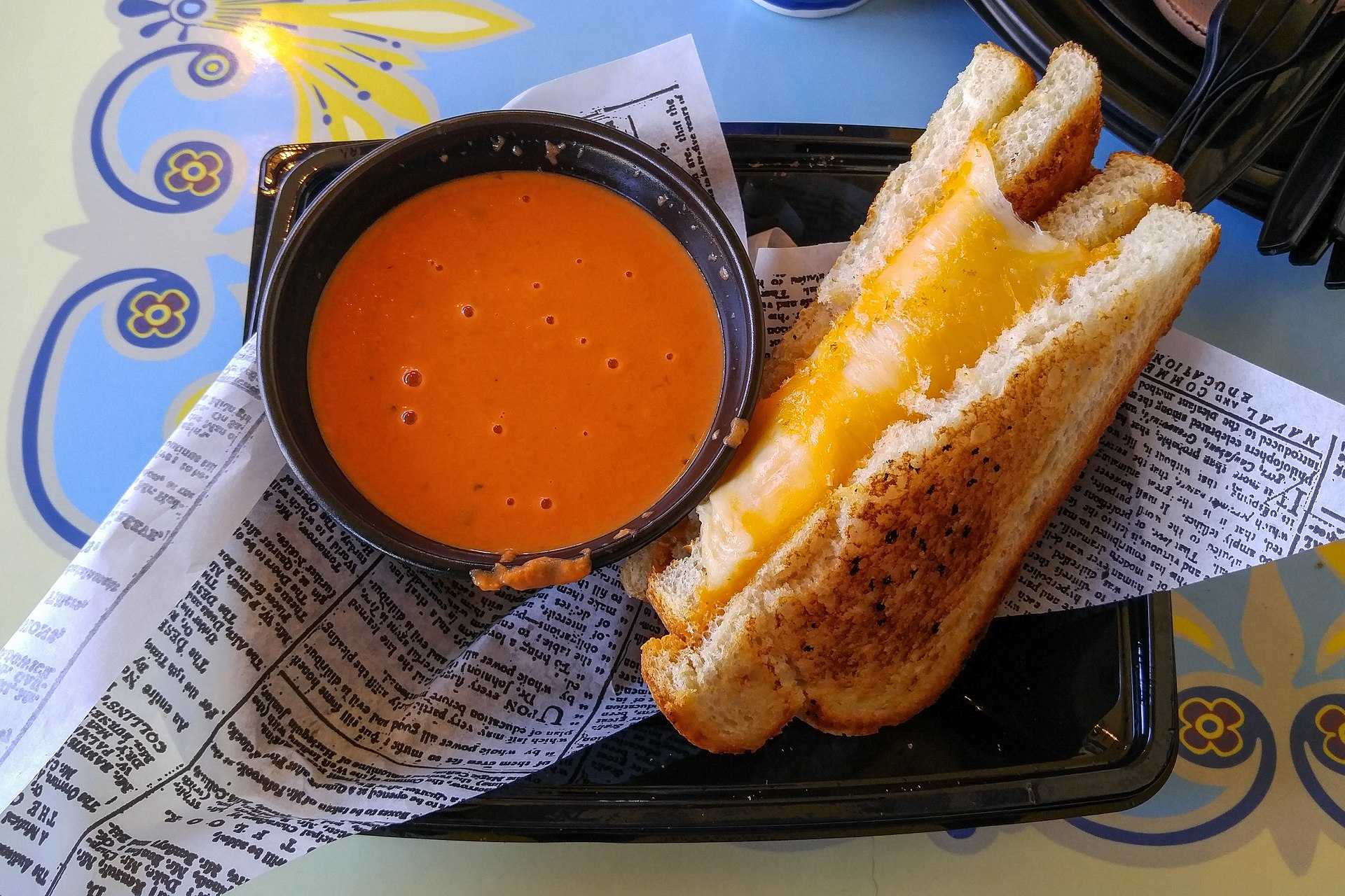 Tomato Basil Soup Grilled