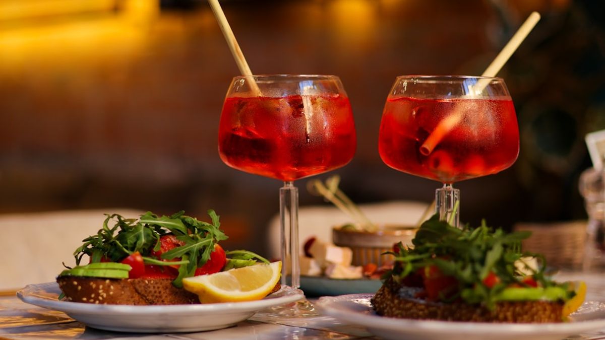 savory cocktails and fermentation at a restaurant table – 2026 food trends