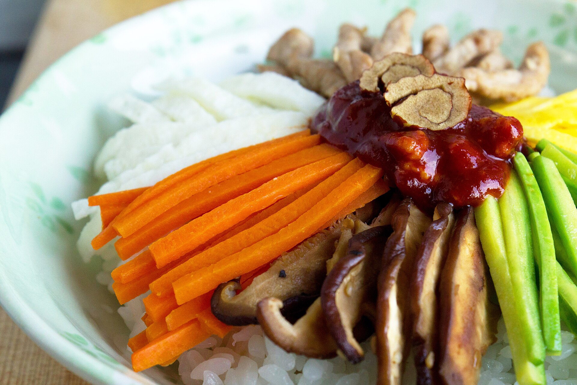 Korean Bibimbap Rice Bowl