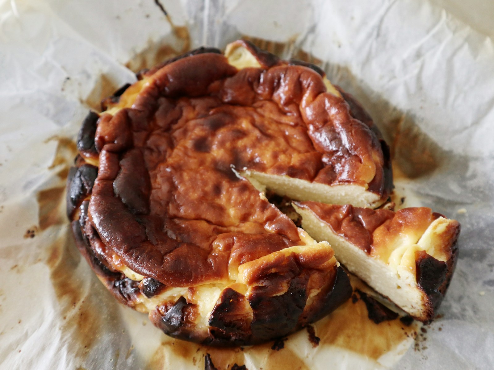 Basque Burnt Cheesecake with Pistachio: San Sebastián Reimagined