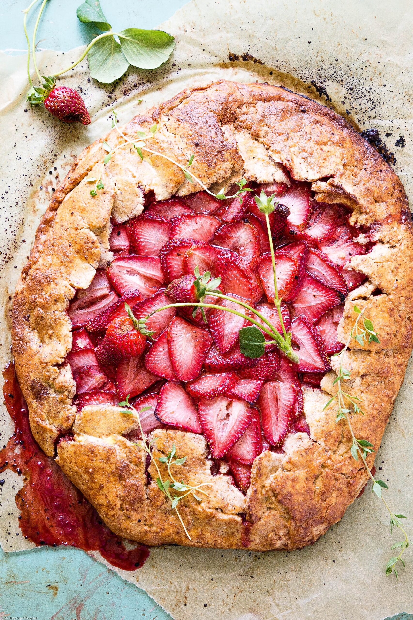 Strawberry Galette