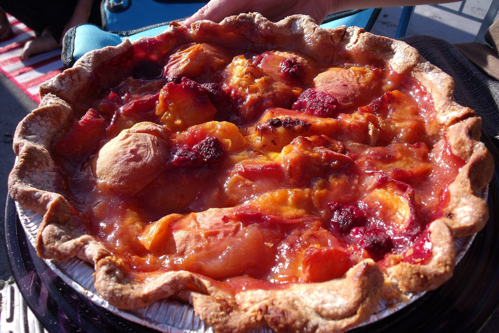Peach Cobbler with Buttermilk Biscuit Topping
