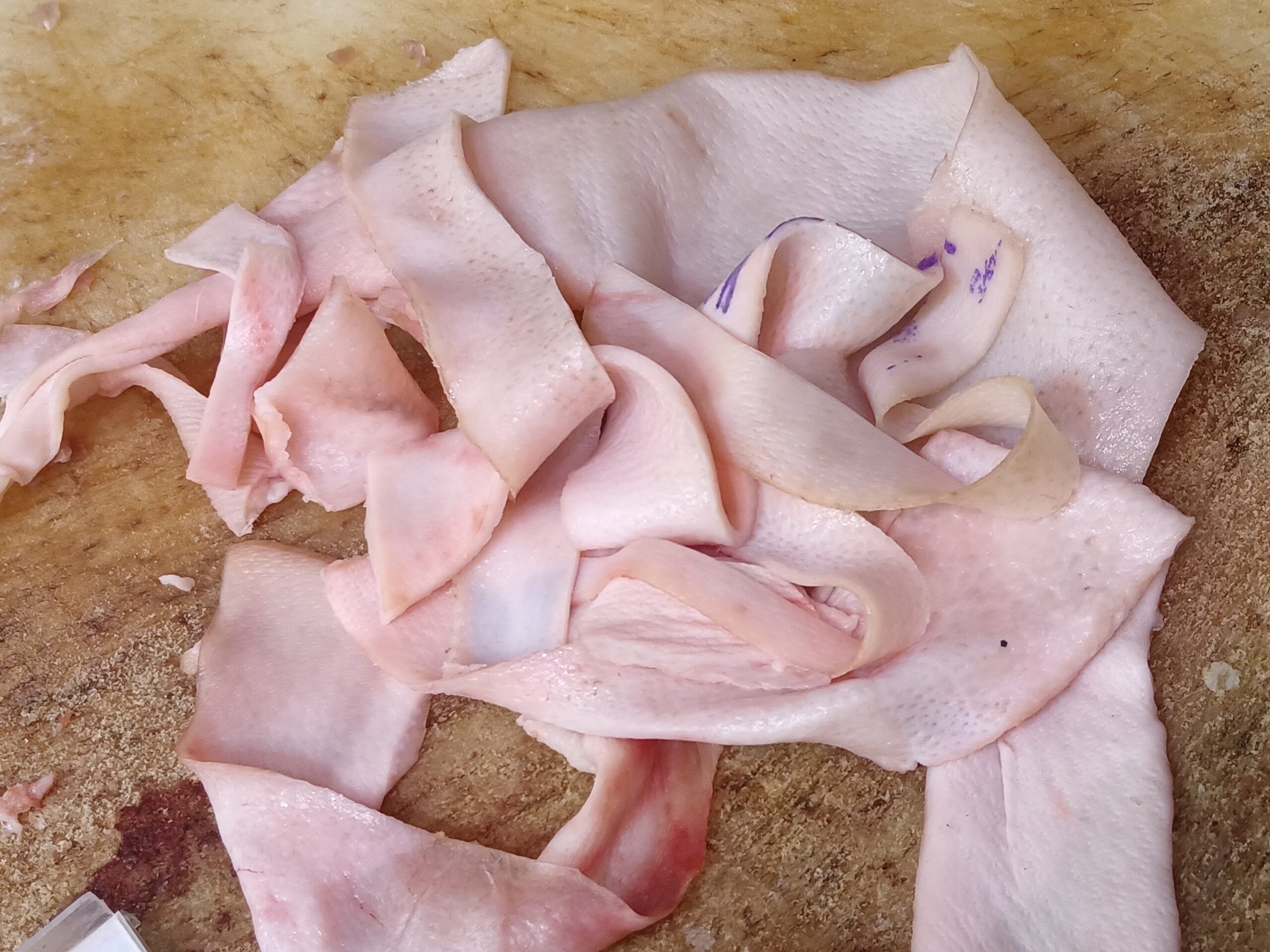 Pork loin is done at 145F and it will look pink